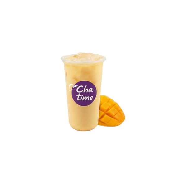 Mangue crémeuse au Jasmin / Mango Jasmine Milk Tea (芒果冰奶)